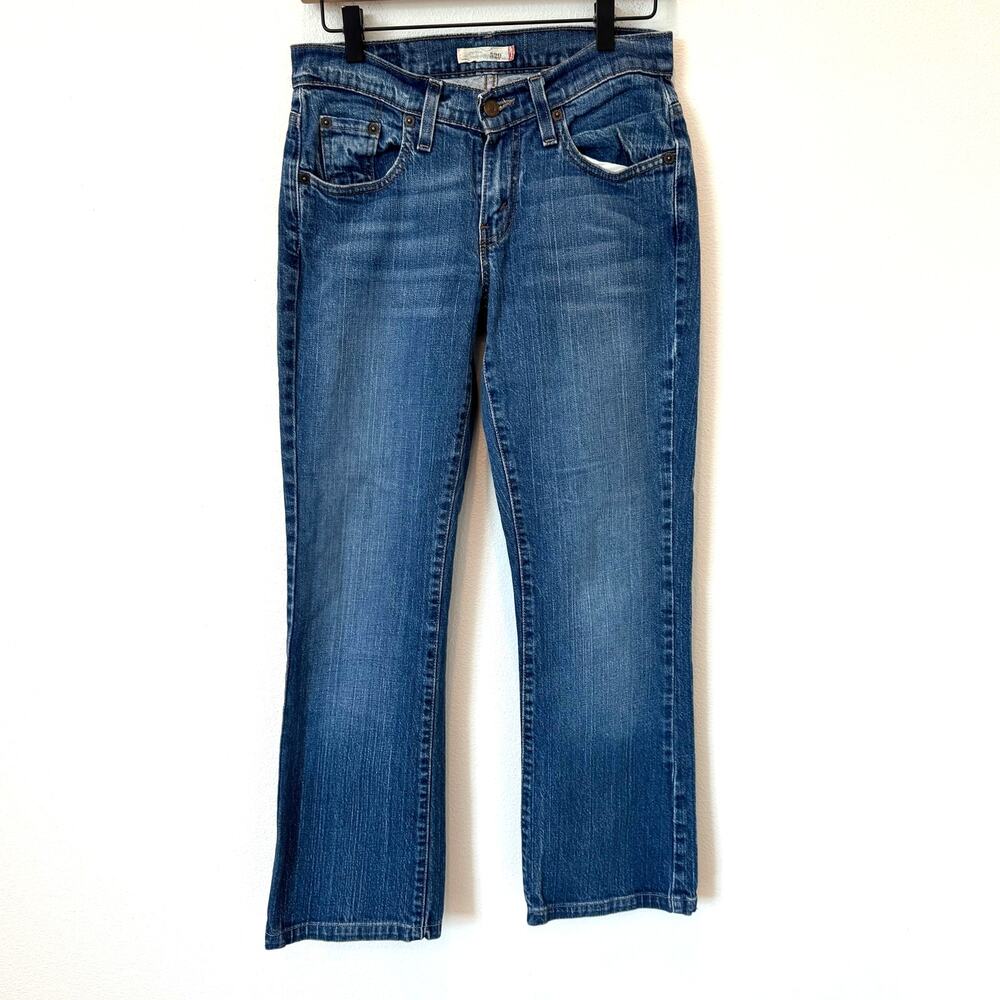 Levi's Vintage 529 Curvy Bootcut Denim Jeans Classic Wash Mid-Rise Size 4 Medium